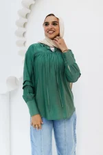 blouse hijab mint