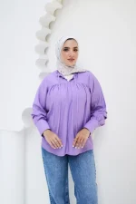 blouse lavandar shein