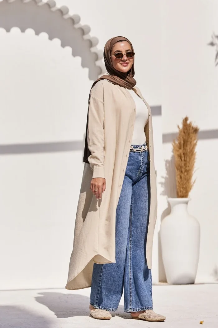 long shirt dress linen shein price
