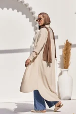 long shirt dress linen shein price