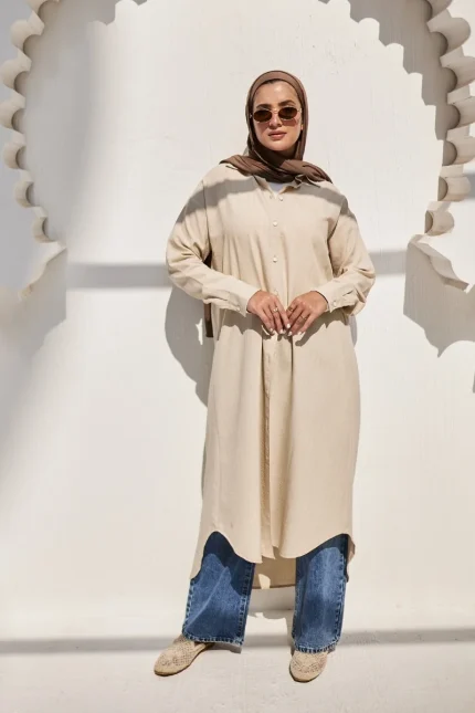 long shirt dress linen shein price