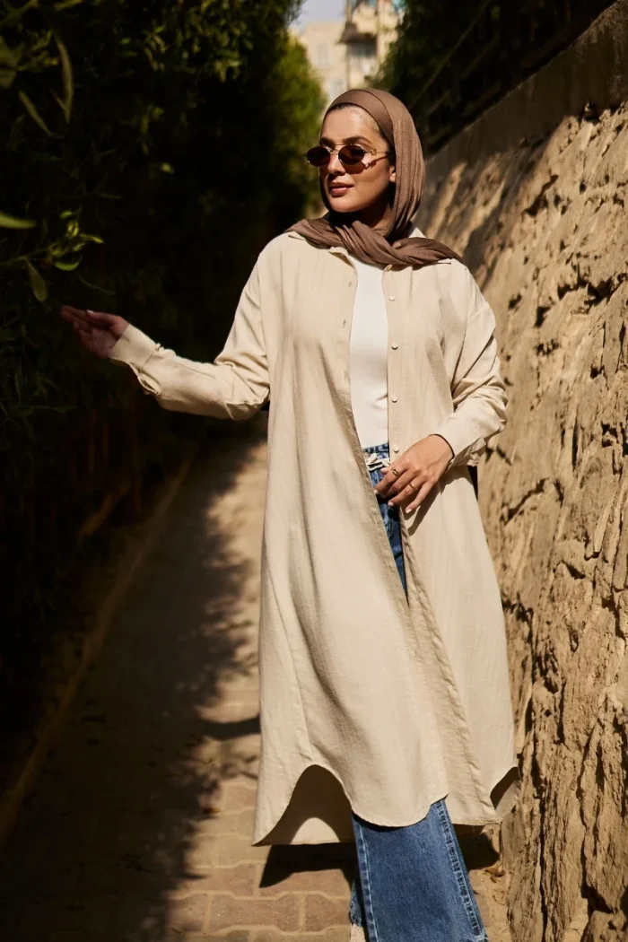 long shirt dress linen shein price