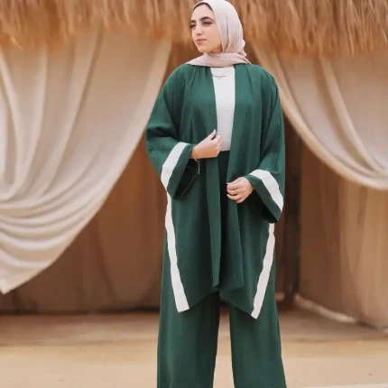 قفطان قصير أخضر ملكي