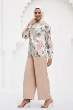 Elegant satin blouse for women perfect for special occasions