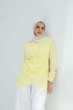 بلوزة ستان للمناسبات و السهرة
